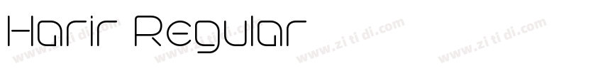 Harir Regular字体转换